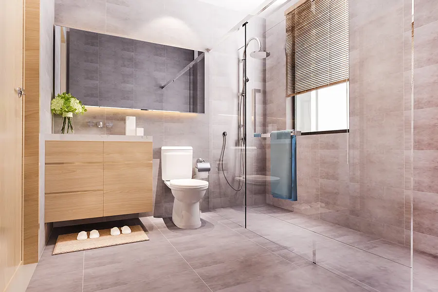 bst tiling bathroom renovation